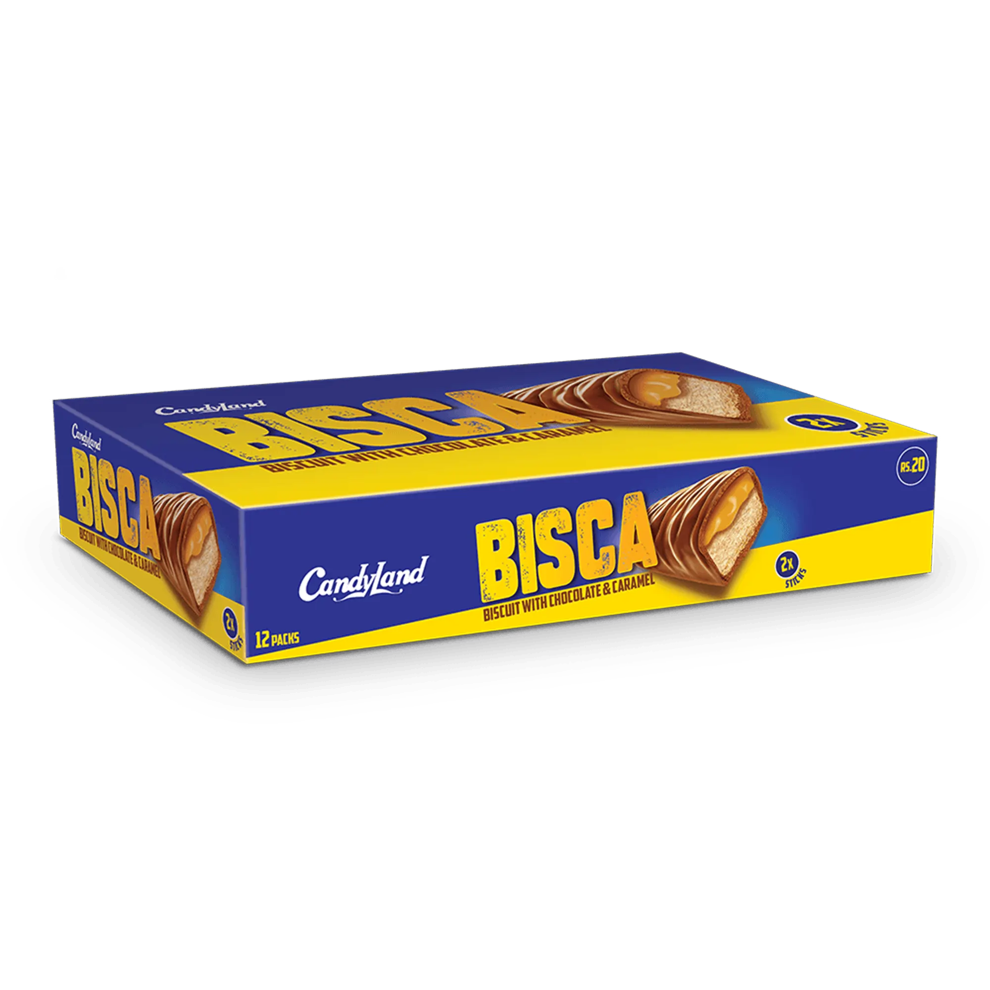 Candyland Bisca Chocolate Rs. 20 Box (12 Packs)-img