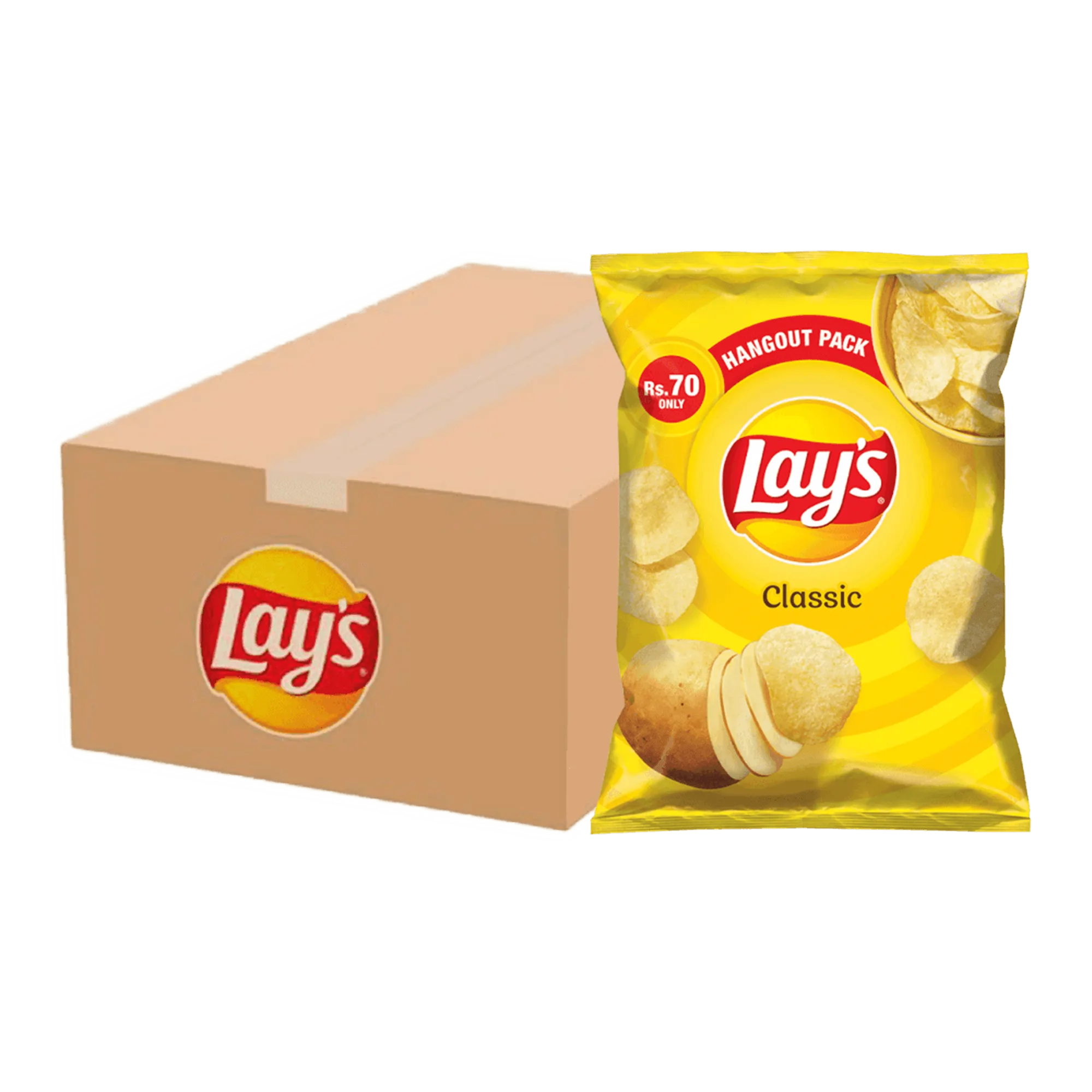 Lay's Salted Rs. 70 Carton (16 Packs)-img