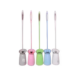 Toilet Cleaning Brush Round with Cup-img