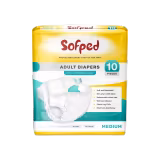 Sofped Adult Diapers Size Medium (10 Pieces)-img