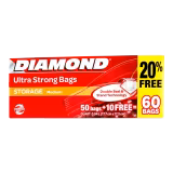 Diamond Bags Zipper Storage Medium Pack 60Units-img