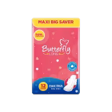 Butterfly Long Maxi Big Saver Sanitary Pads Long (12 Pieces)-img