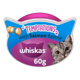 Whiskas Temptations Cat Food with Salmon 60g-img
