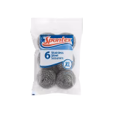 Spontex Stainless Steel Scourer Spiral (Pack of 6)-img