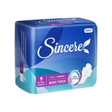 Sincere Maxi Thick Long Regular Pads (9 Pieces)-img