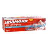Diamond Bags Zipper Freezer Large Pack 15Units-img