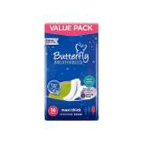 Butterfly Breathables Maxi Thick Fabric Soft Extra Long Value Pack(16 Pcs)-img
