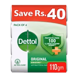 Dettol Soap 110g Original (pack of 4)-img