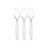 Disposable Table Spoons Clear (Pack of 25)-img