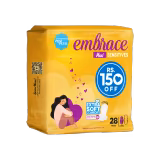 Embrace Sensitive Maxi Long Pads - Trio Pack (28 pieces)-img