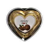 Ferry Rose Chocolate Heart Box (3 Pieces)-img