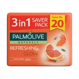 Palmolive Soap Refreshing Glow 98g (Pack of 3)-img