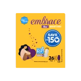 Embrace Sensitive Maxi Extra Long Pads - Trio Pack (26 pieces)-img
