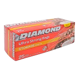 Diamond Bags Zipper Storage Medium Pack 25Units-img