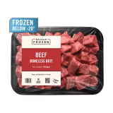 Frozen Beef Boneless Boti - 900g-img