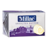 Millac Unsalted Butter 200g-img