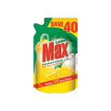 Lemon Max Liquid Dishwash Lemon 450ml Pouch-img