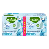 Molped Sanitary Pads Maxi Thick Hygiene Shield Long Value Pack (18 Pieces)-img