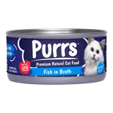 Purrs Cat Food Fish in Broth 130g-img