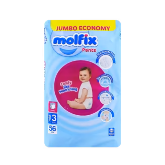 Molfix Pants Size 3 Jumbo Economy Pack (56 Pieces)-img
