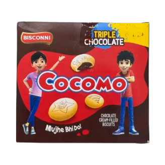 Bisconni Cocomo Triple Chocolate Box Rs. 20 (16 Packs)-img