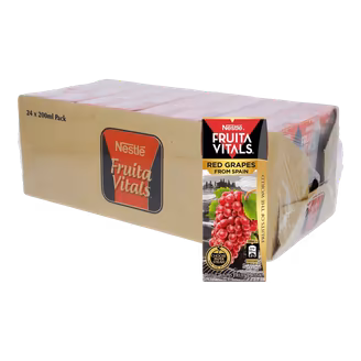 Nestle Fruita Vitals Red Grapes 200ml Carton (24 Pieces)-img