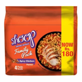 Shoop Noodles Spicy Chicken 50g (Pack of 4)-img