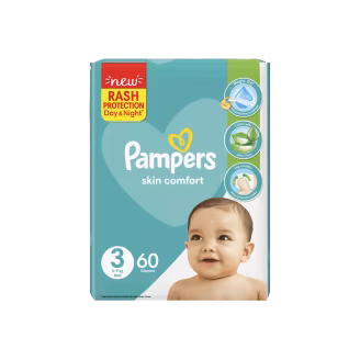 Pampers Skin Comfort Diaper Size 3 Midi Pack (60pcs)-img