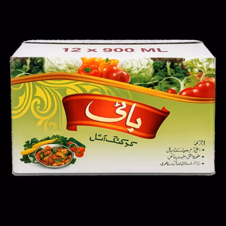 Baati Cooking Oil 900ml Carton (Pouch x 12)