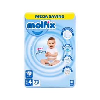 Molfix Diapers Size 4 Mega Saving Pack (72 Pieces)-img