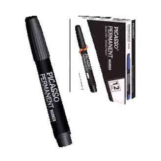 Picasso Permanent Marker Black (12 pcs)-img