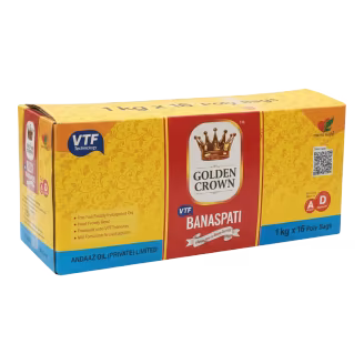Golden Crown Banaspati Ghee Pouch 1kg x 16-img