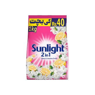 Sunlight Washing Powder Pink 1kg (2in1)-img