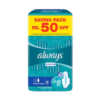 Always Ultra Thin Extra Long Quatro Pack (28 pcs)-img