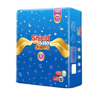Shield Diaper Jumbo Pack 5 (72 Pieces)-img