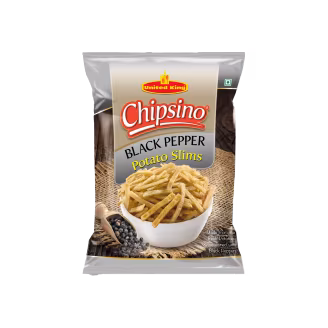 United King Chipsino Black Pepper Chips Rs. 100 Pack-img