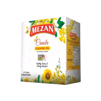 Mezan Canola Cooking Oil 1L Bottle (Pack of 5)-img