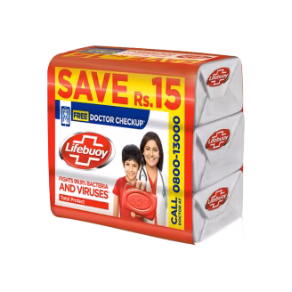 Lifebuoy Soap Total Pack 123g x 3-img