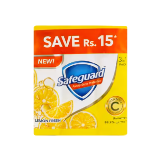 Safeguard Soap Lemon 95 Gm Bundle of 3-img