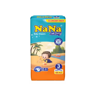 Nana Smarty Diapers Economy Pack Size 3 (44 Pieces)-img