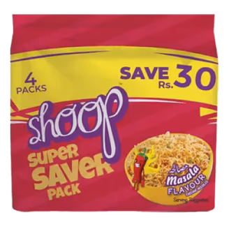 Shoop Noodles Masala 50g (Pack x 4)-img