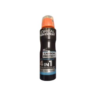 Loreal Men Expert 5 IN 1 Deodorant Spray Carbon Protect Bottle 250ml