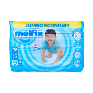 Molfix Diapers Size 5 Jumbo Economy Pack (44 Pieces)-img