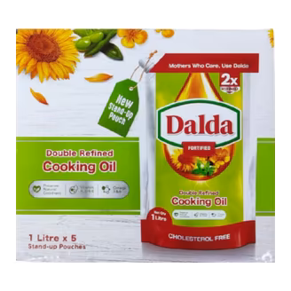 Dalda Cooking Oil Standup 1L Carton (5 Pieces)-img
