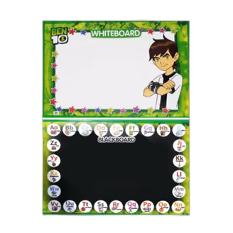 Kids Smart White & Black Board With Marker (10 Pcs)-img