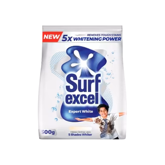 Surf Excel Expert White Washing Powder Pouch 500g-img