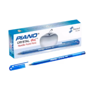 Piano Crystal Pen Blue (10 Pcs)