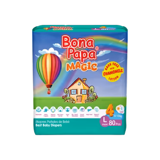 Bona Papa Magic Diapers Size 4 Mega Pack (80 Pieces)-img