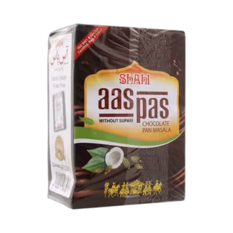 Shahi AasPas Chocolate Pan Masala Rs. 5 Box (48 Pcs)-img
