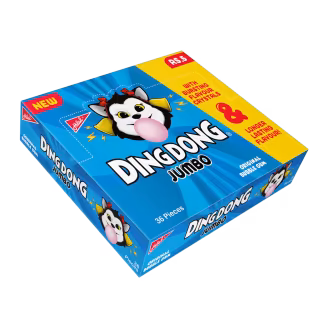 Hilal Ding Dong Bubble Gum Rs. 2.5 Box (36 pcs)-img